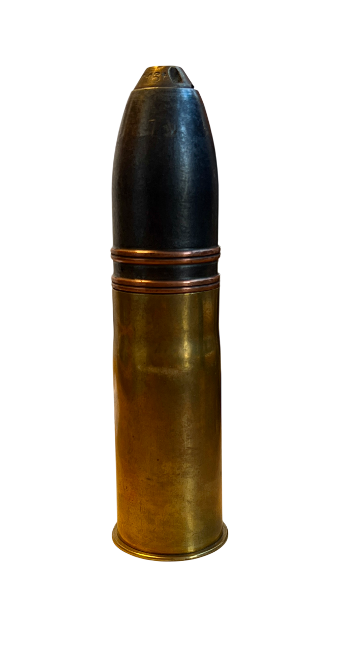Inert WW1 French 37mm (37x94R) Shell for the French Canon d'Infanterie de 37 modèle 1916 TRP