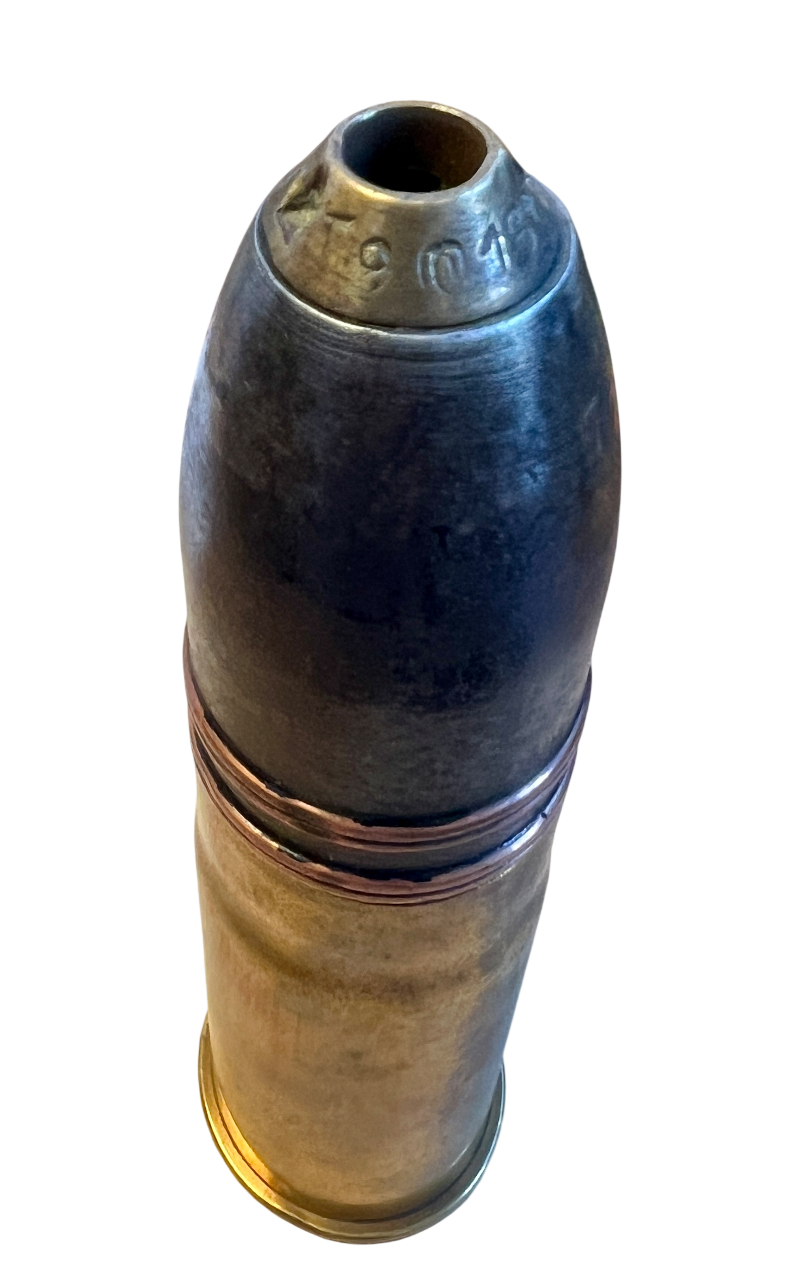 Inert WW1 French 37mm (37x94R) Shell for the French Canon d'Infanterie de 37 modèle 1916 TRP