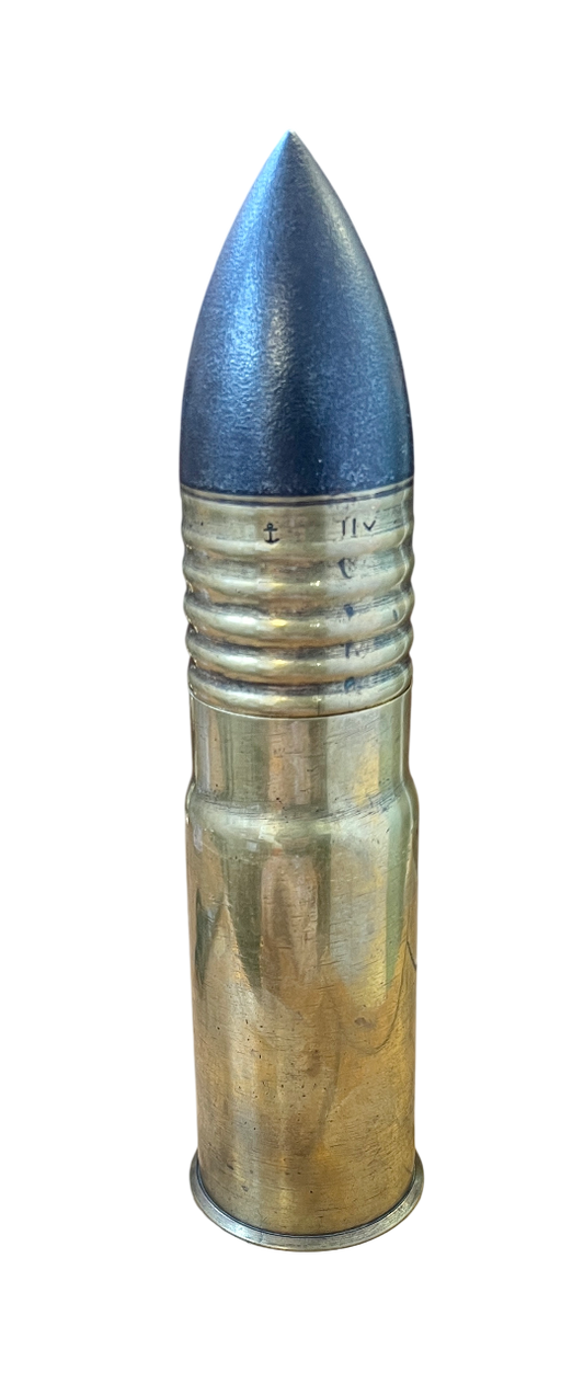 Inert WW2 Japanese 47mm (47x131R) Hotchkiss Round for the Japanese Naval 5cm Boat Gun