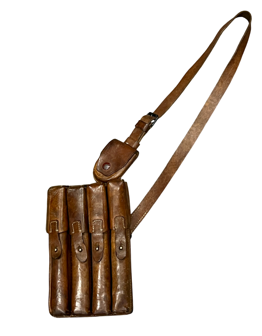 Cold War era Yugoslavian M56 SMG Magazine Pouch With Oiler Pouch