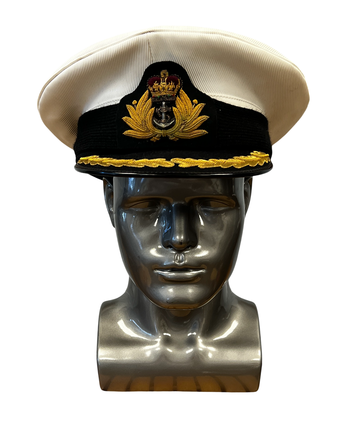 Authentic Cold War-era Royal Navy Senior Officer Peaked Dress Cap
