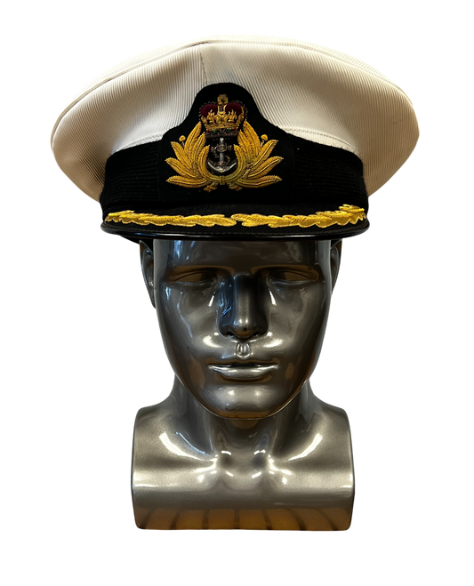 Authentic Cold War-era Royal Navy Senior Officer Peaked Dress Cap