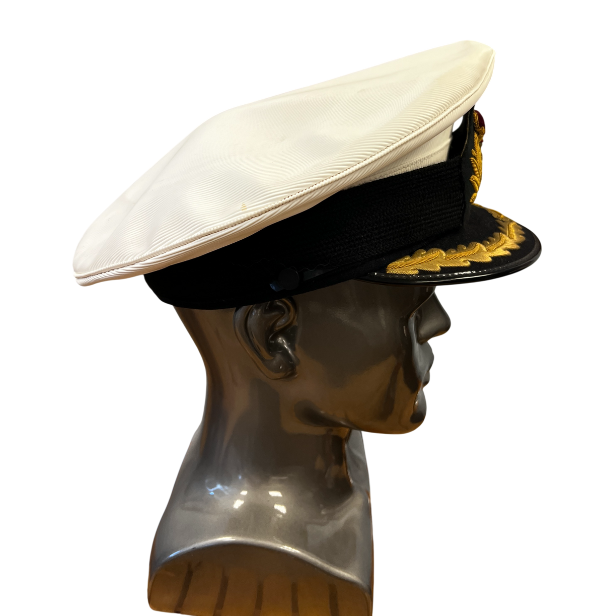 Authentic Cold War-era Royal Navy Senior Officer Peaked Dress Cap