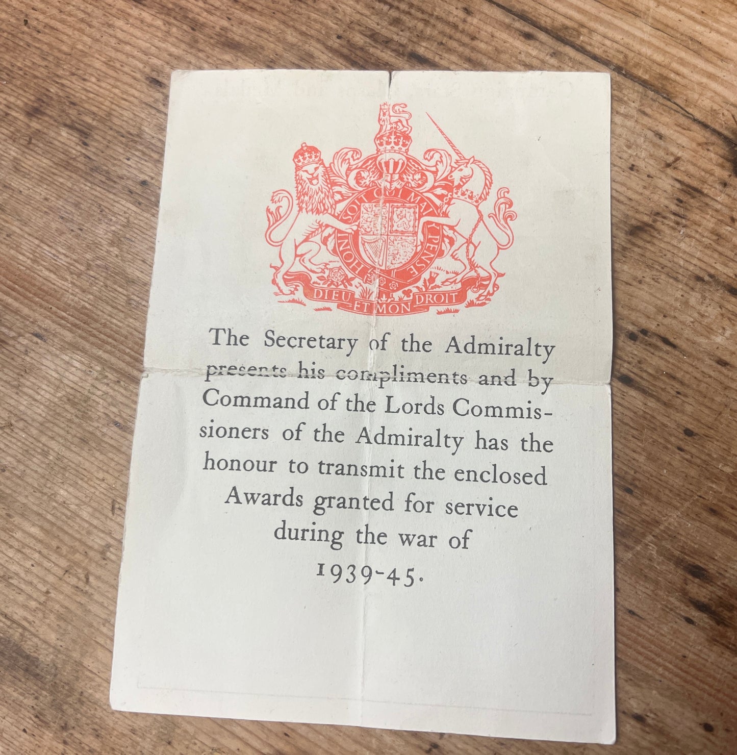 Original Boxed WW2 5 Medal Group - Royal Navy