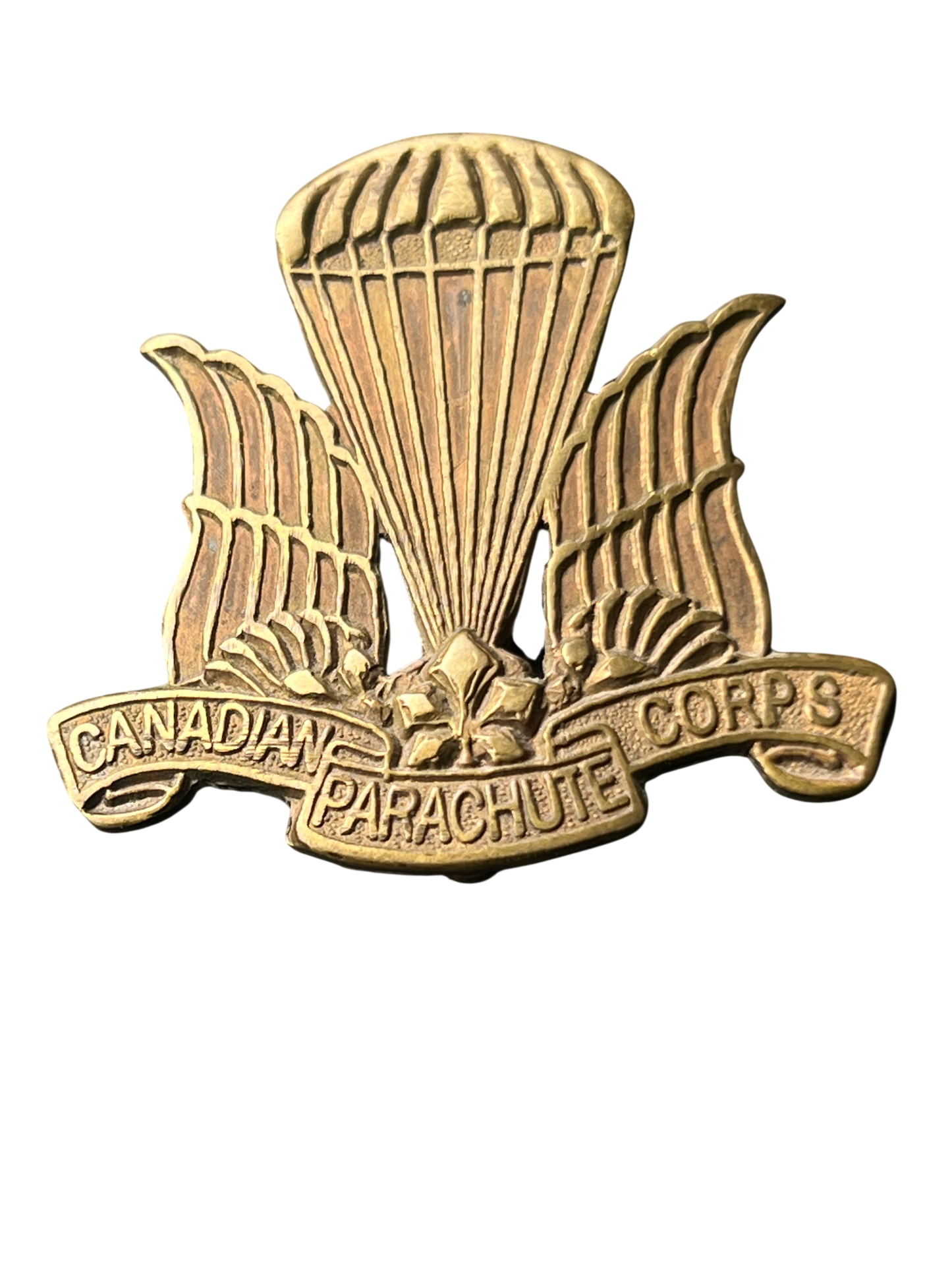 Original WWII Canadian Parachute Corps Cap Badge