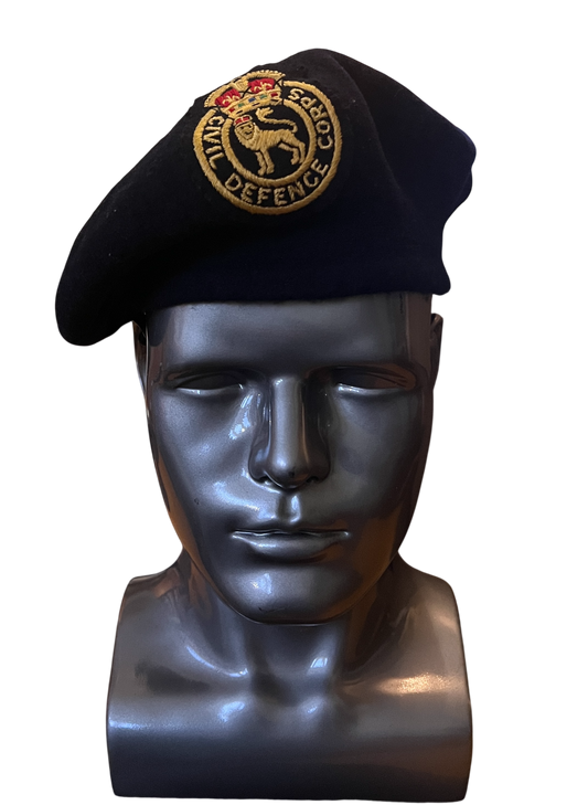 Vintage 1951 Civil Defence Corps Beret