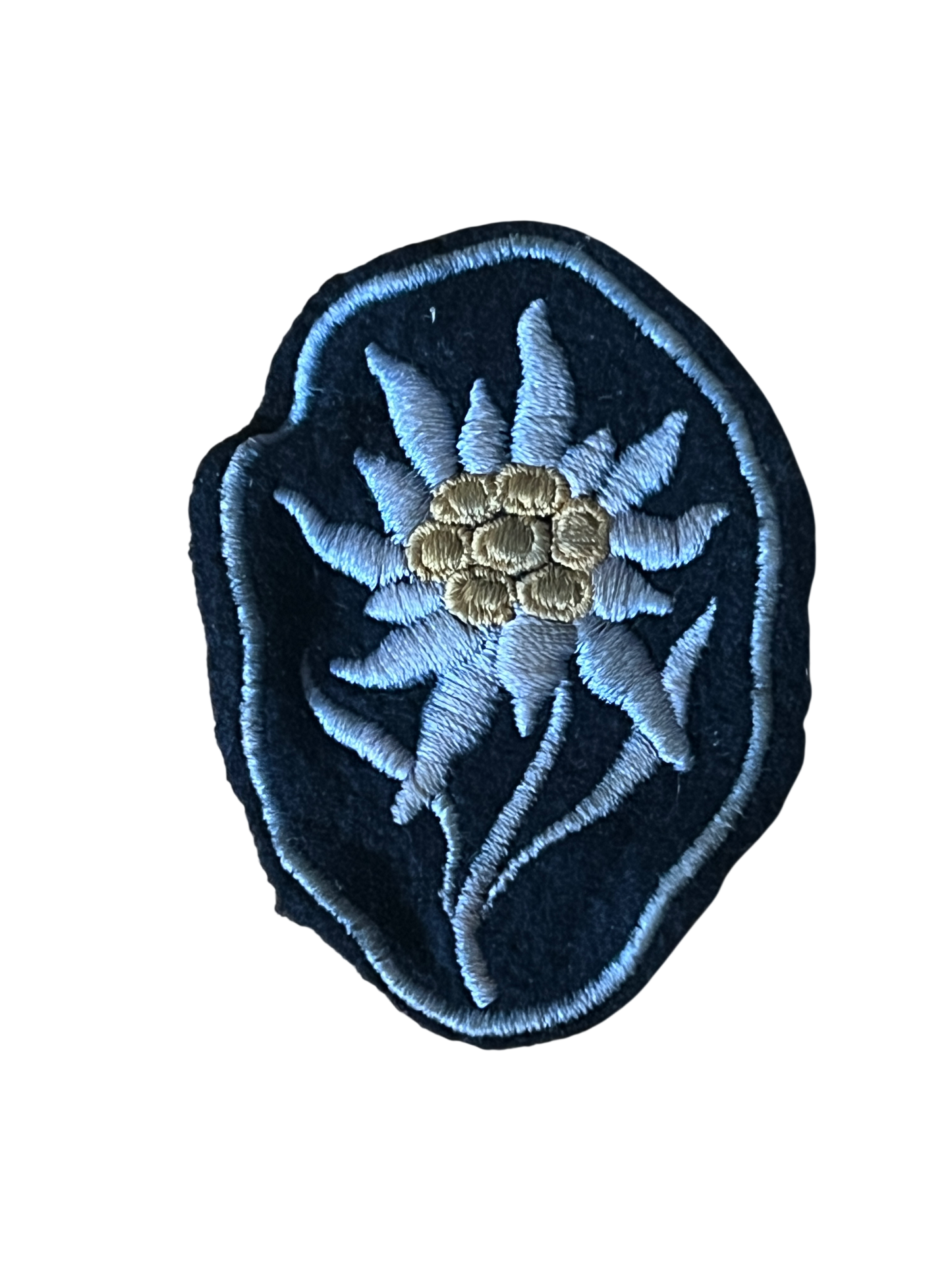 WWII German Waffen-SS Mountain Troops (Gebirgsjäger) Edelweiss Sleeve Insignia