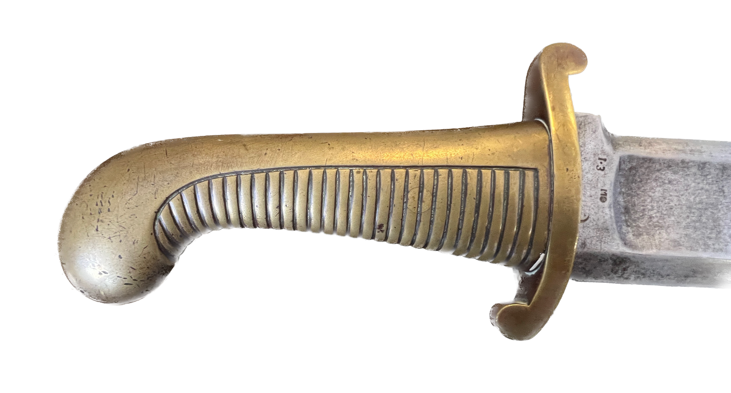 Rare Imperial Russian Model 1827 Pioneer/Artillery Short Sword (Tesak) – Dated 1831 w/ Matching Scabbard