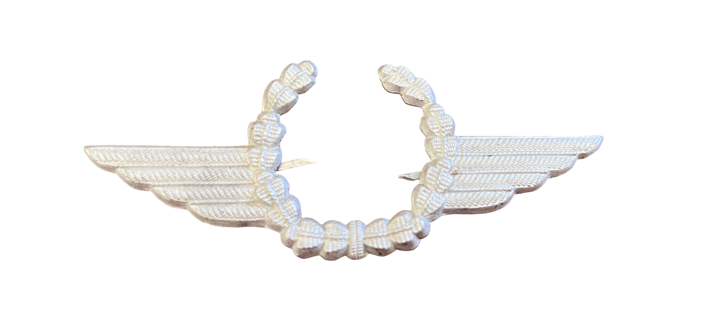 Rare Early Third Reich Deutscher Luftsportverband (DLV) / Luftwaffe Visor Cap Wreath & Cockade Set (c. 1933–1935)