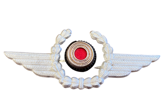 Rare Early Third Reich Deutscher Luftsportverband (DLV) / Luftwaffe Visor Cap Wreath & Cockade Set (c. 1933–1935)