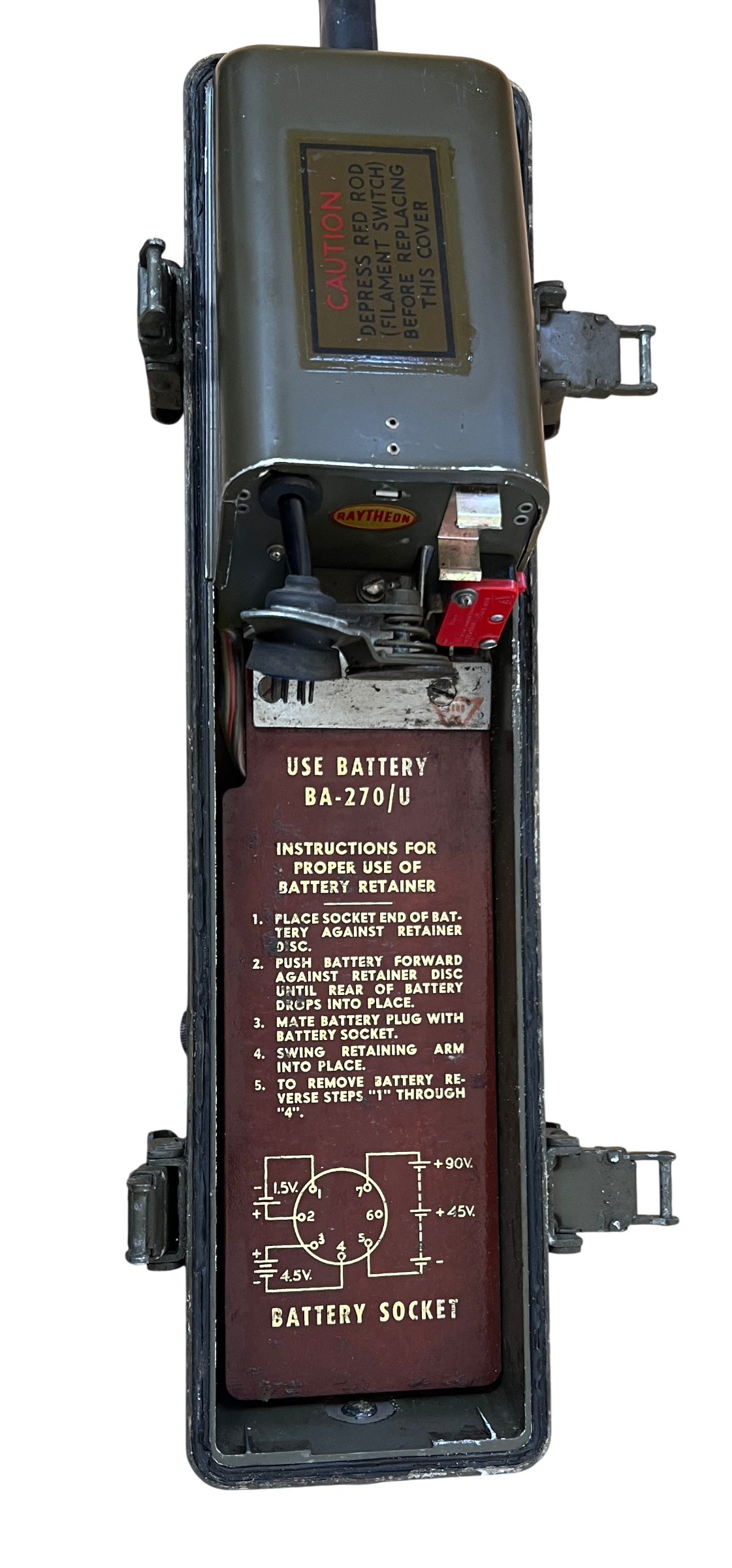 Original Korean War US Army RT-196/PRC-6 Radio Transceiver – 1951 Emerson Contract