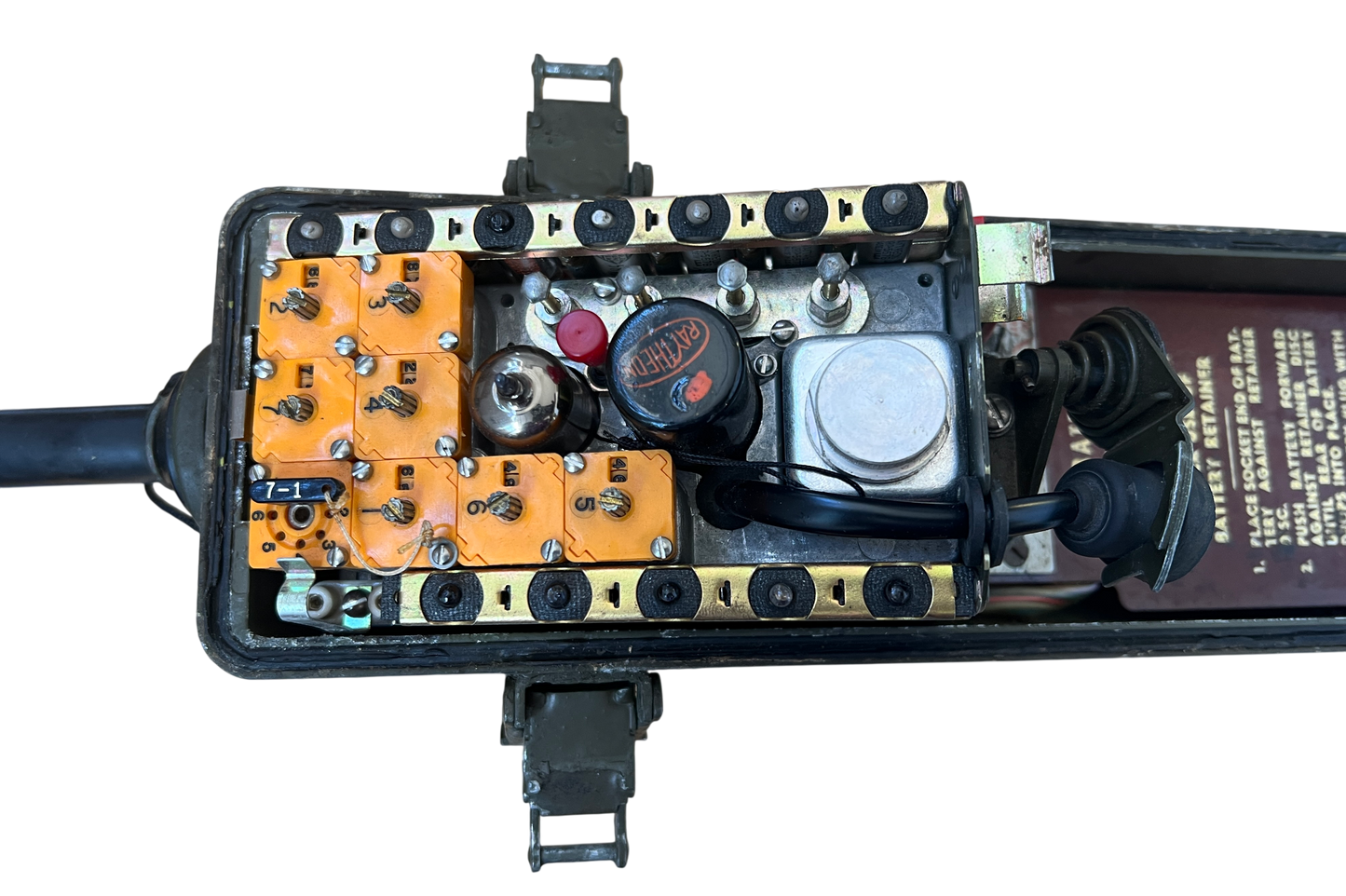 Original Korean War US Army RT-196/PRC-6 Radio Transceiver – 1951 Emerson Contract