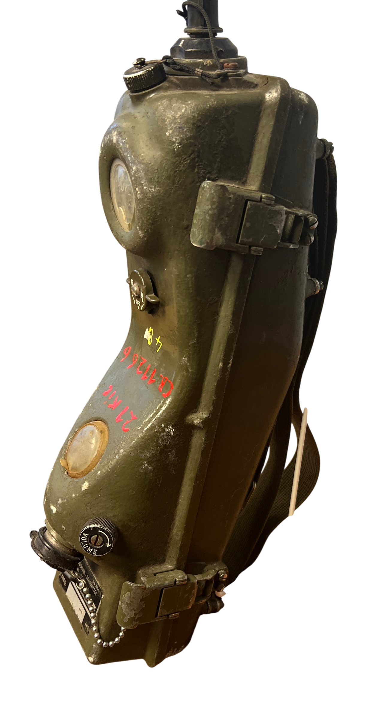 Original Korean War US Army RT-196/PRC-6 Radio Transceiver – 1951 Emerson Contract