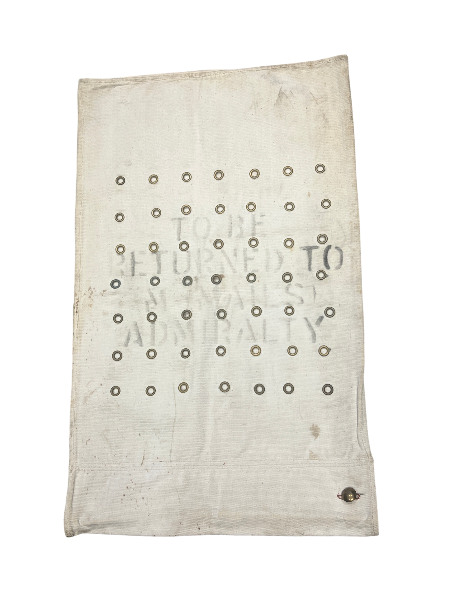 WWII Royal Navy "Sink-on-Capture" Weighted Mail & Dispatch Bag