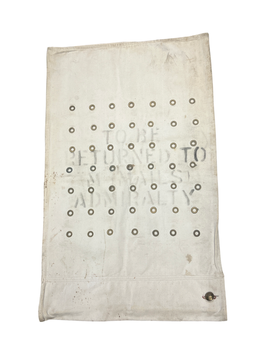WWII Royal Navy "Sink-on-Capture" Weighted Mail & Dispatch Bag