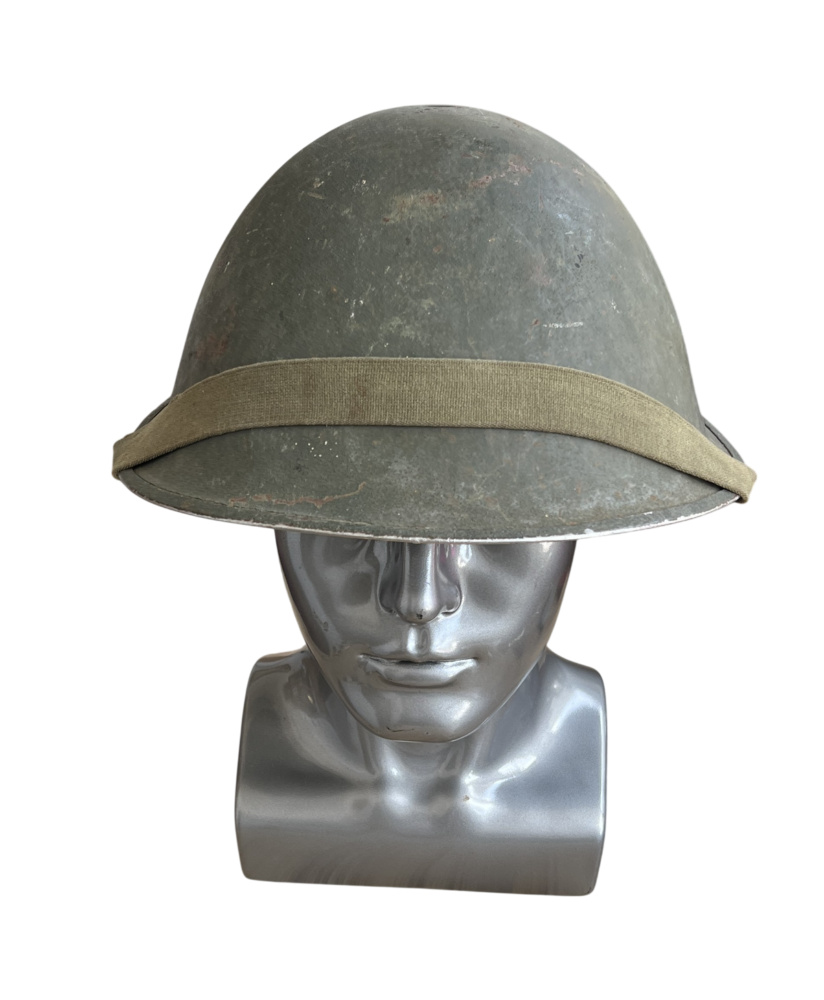 Authentic Cold War British Mk IV / Mk V "Turtle" Steel Combat Helmet