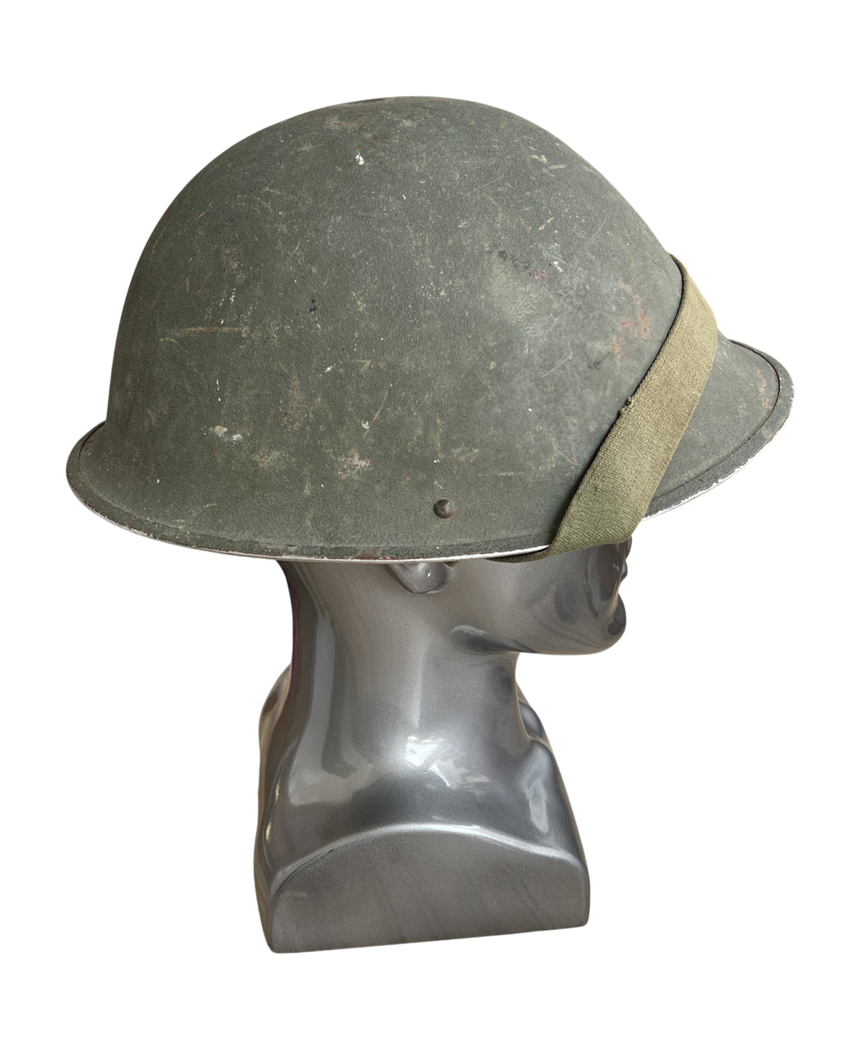 Authentic Cold War British Mk IV / Mk V "Turtle" Steel Combat Helmet