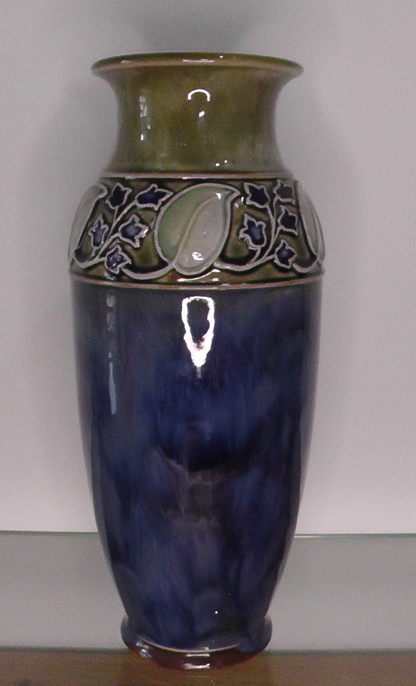 Large Doulton Stoneware Vase by Lily Partington