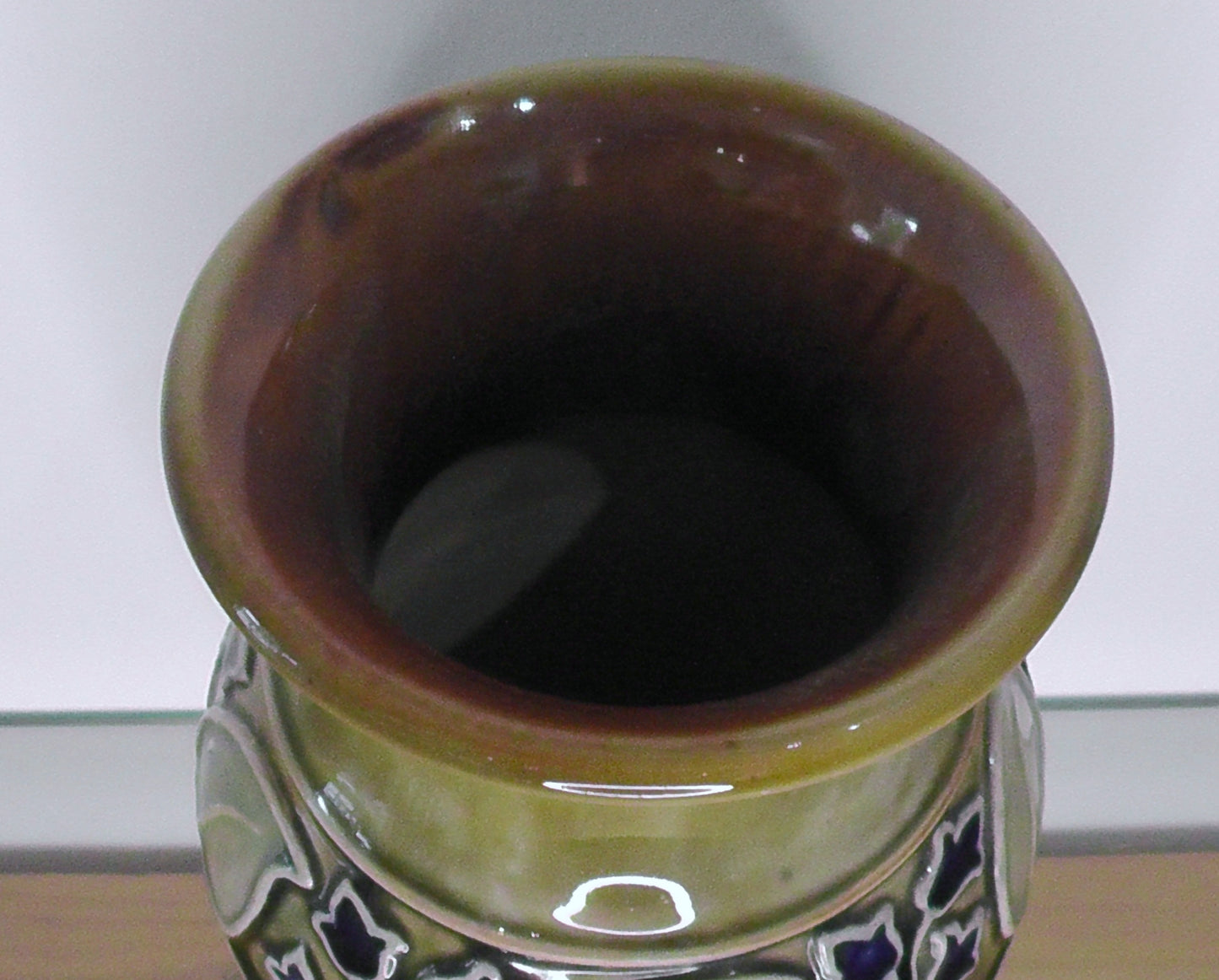 Large Doulton Stoneware Vase by Lily Partington