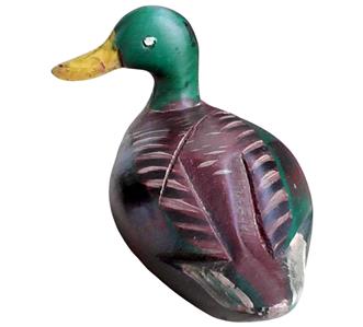 Vintage Wooden Mallard Duck Decoy