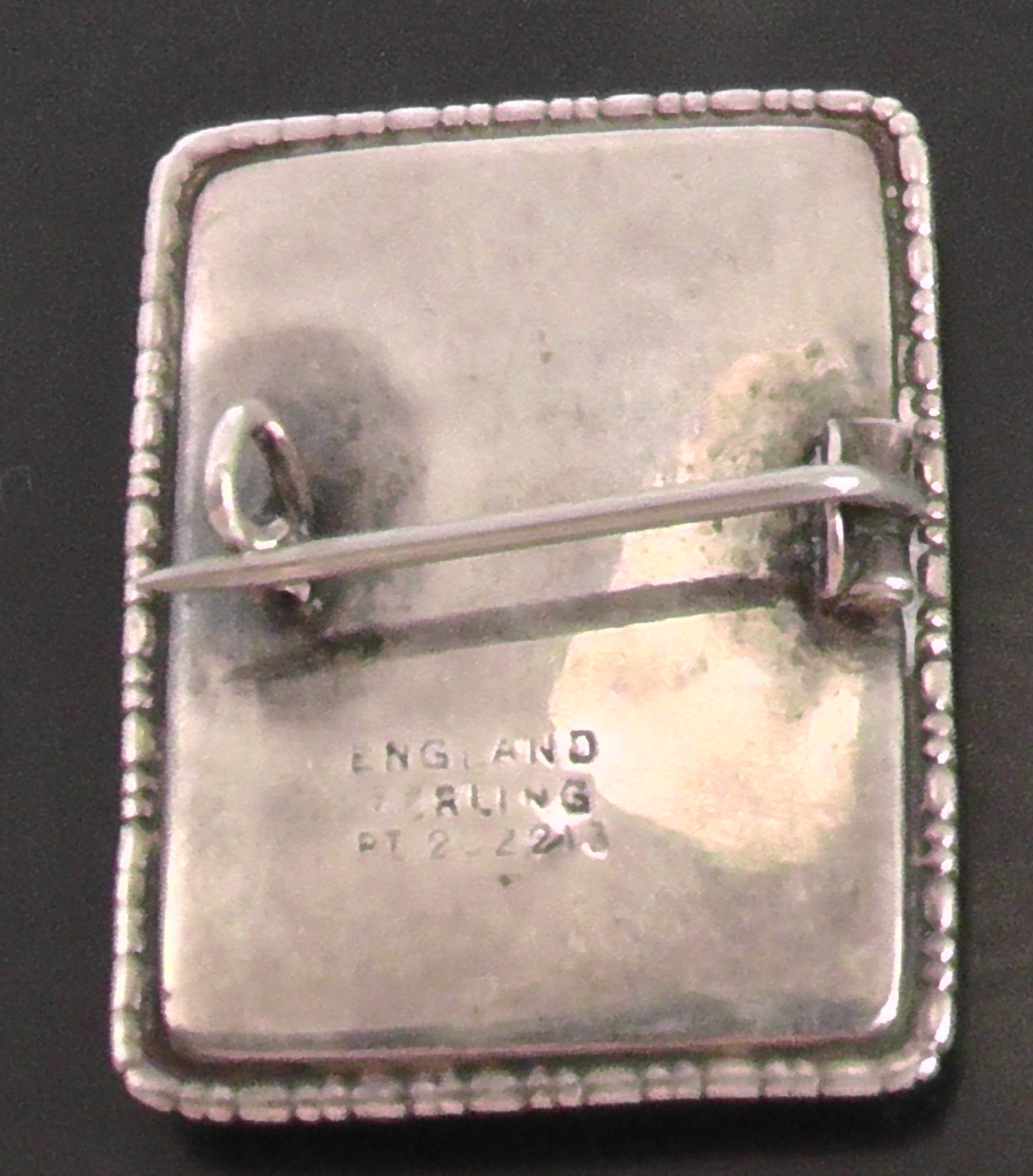 Silver Butterfly Wing Brooch