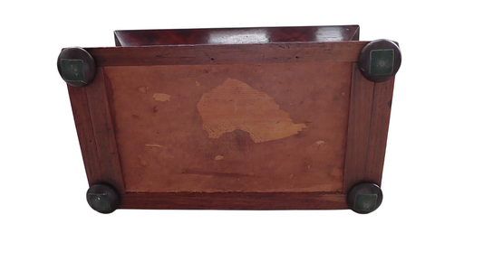 Georgian/Early Victorian Mahogany Sarcophagus Tea Caddy