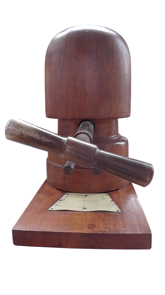 Antique Milliners Hat Mould Block/Hat Stretcher/Haberdashery Shop Display