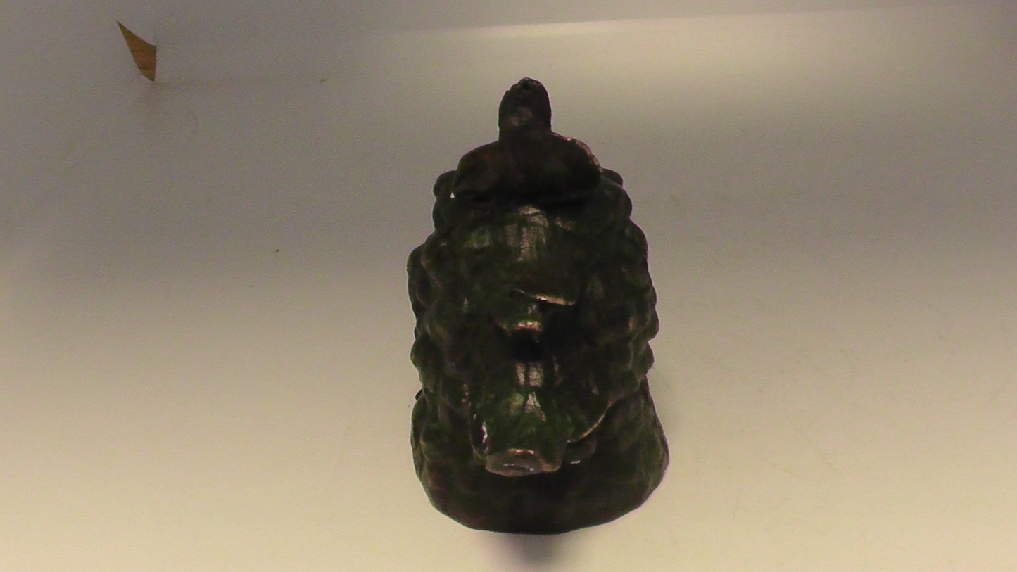 Bronze Parrot inkwell