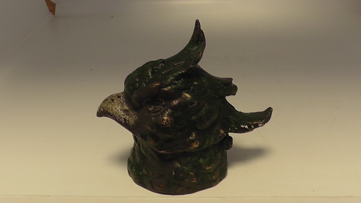 Bronze Parrot inkwell