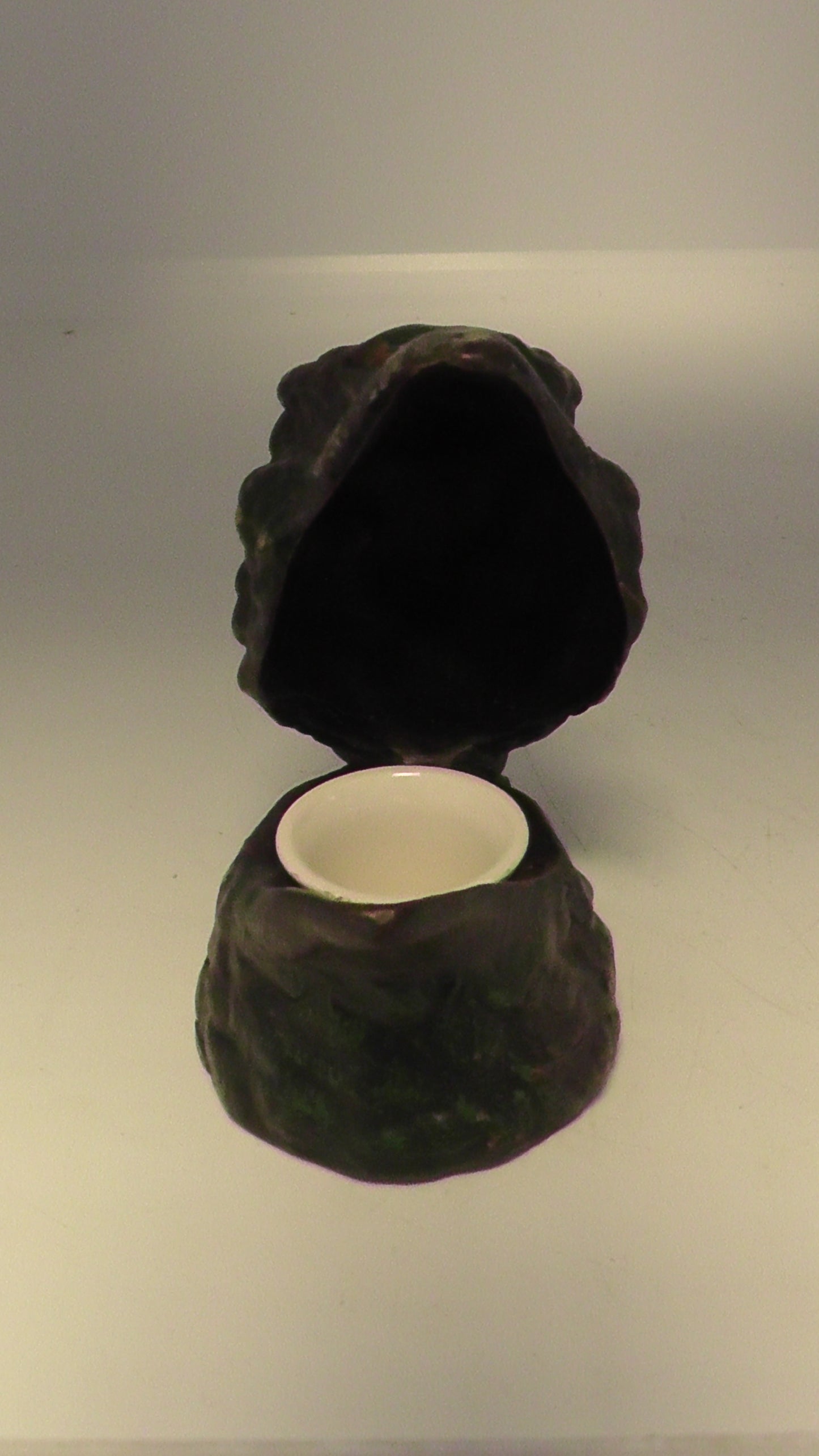 Bronze Parrot inkwell