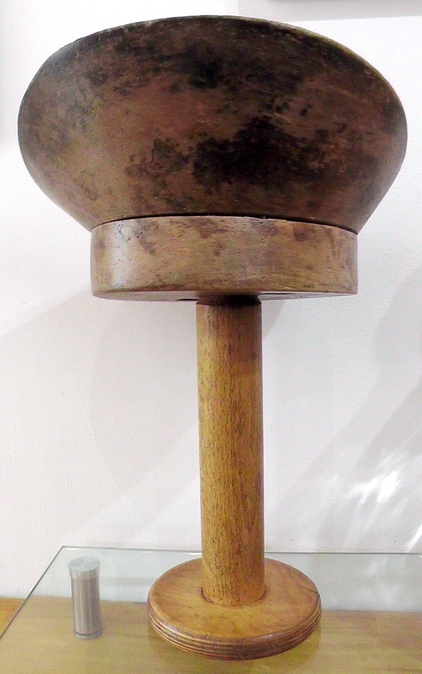 Antique Belgium Milliners Hat Mould Block/Haberdashery Shop Display