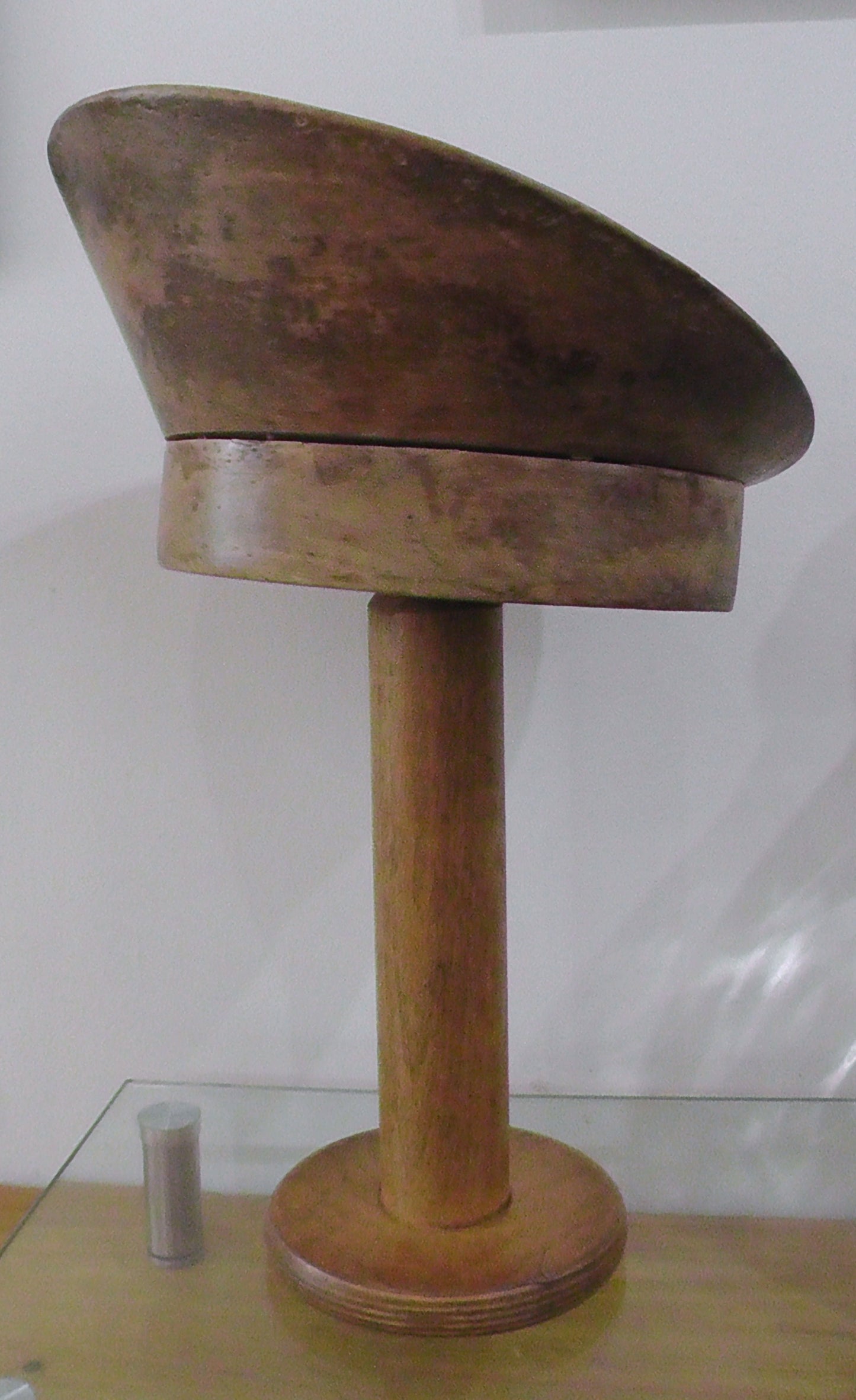 Antique Belgium Milliners Hat Mould Block/Haberdashery Shop Display
