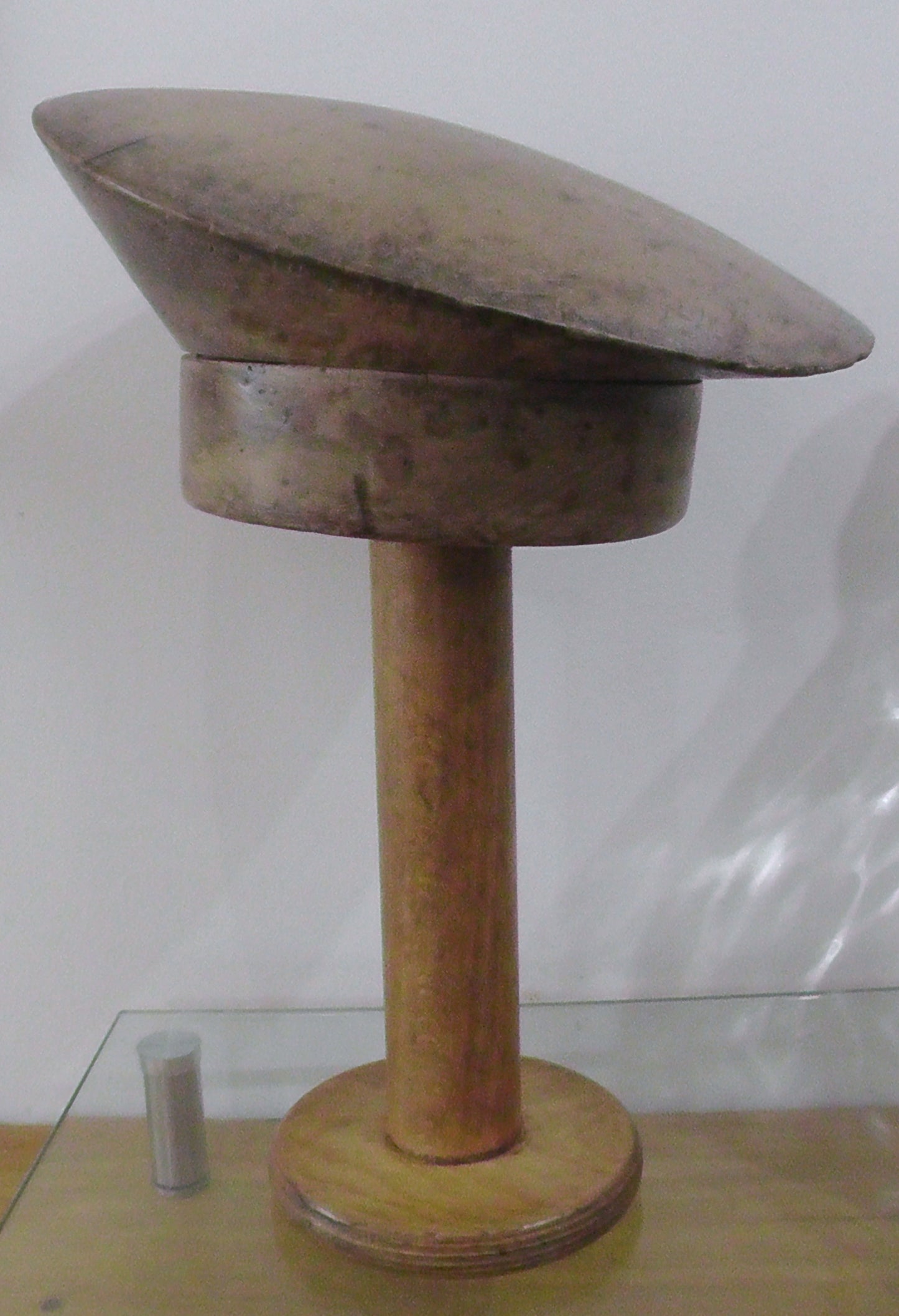 Antique Belgium Milliners Hat Mould Block/Haberdashery Shop Display