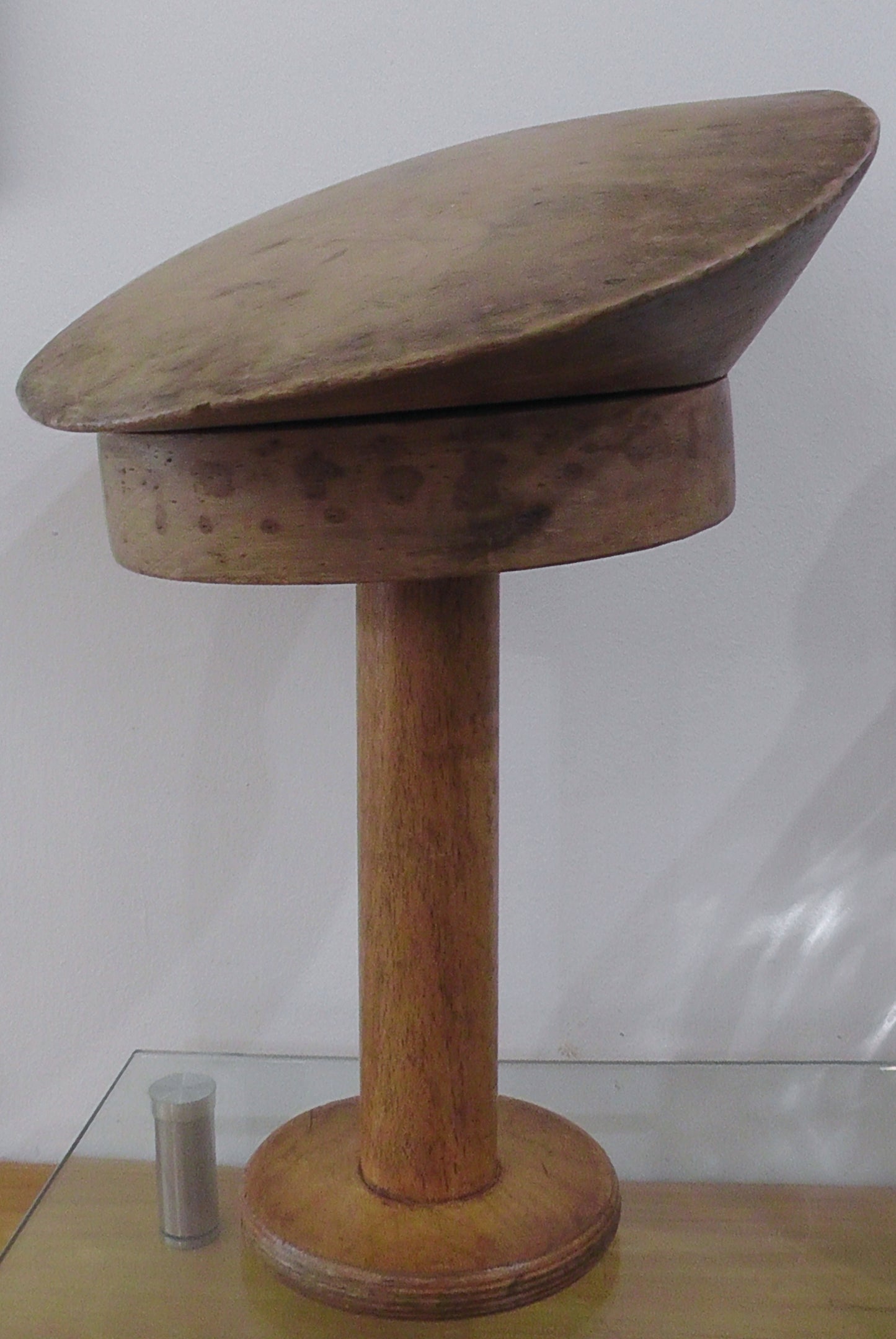 Antique Belgium Milliners Hat Mould Block/Haberdashery Shop Display