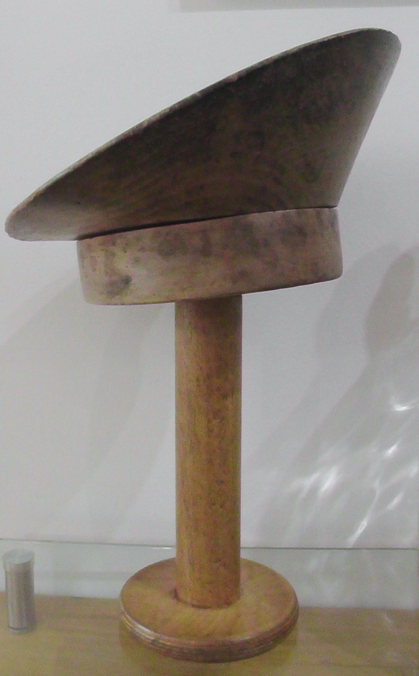 Antique Belgium Milliners Hat Mould Block/Haberdashery Shop Display
