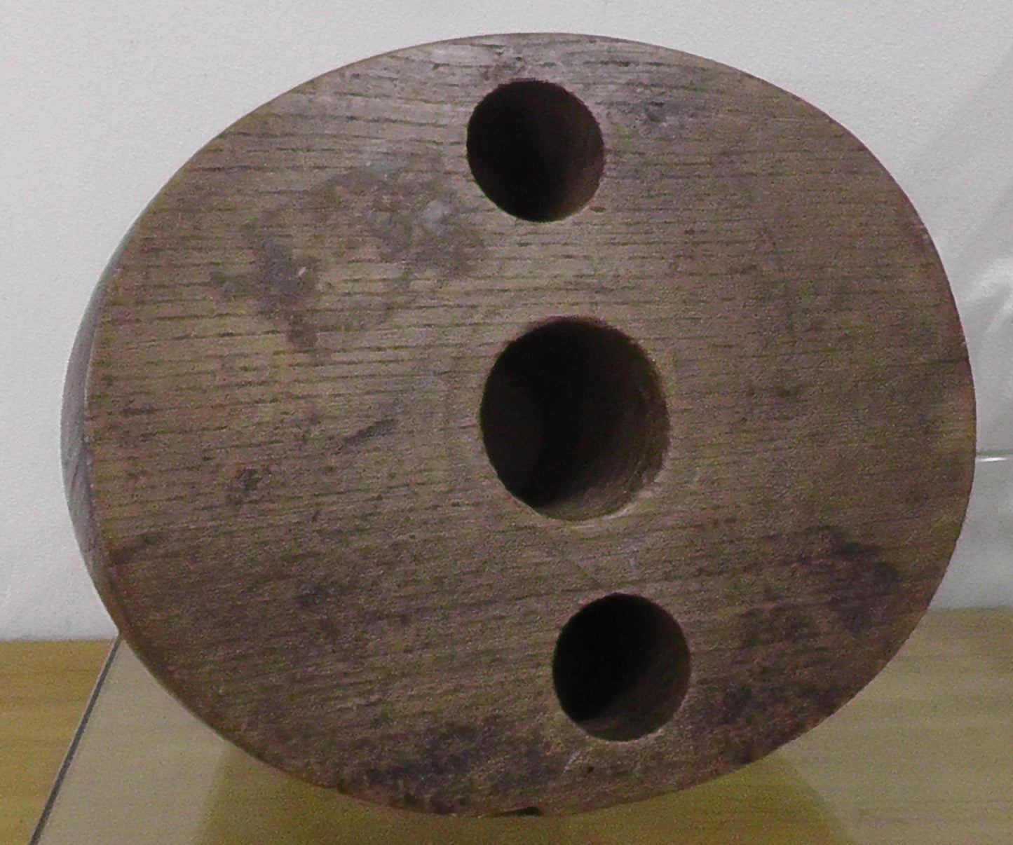 Antique Belgium Oak Milliners Hat Mould Block/Haberdashery Shop Display