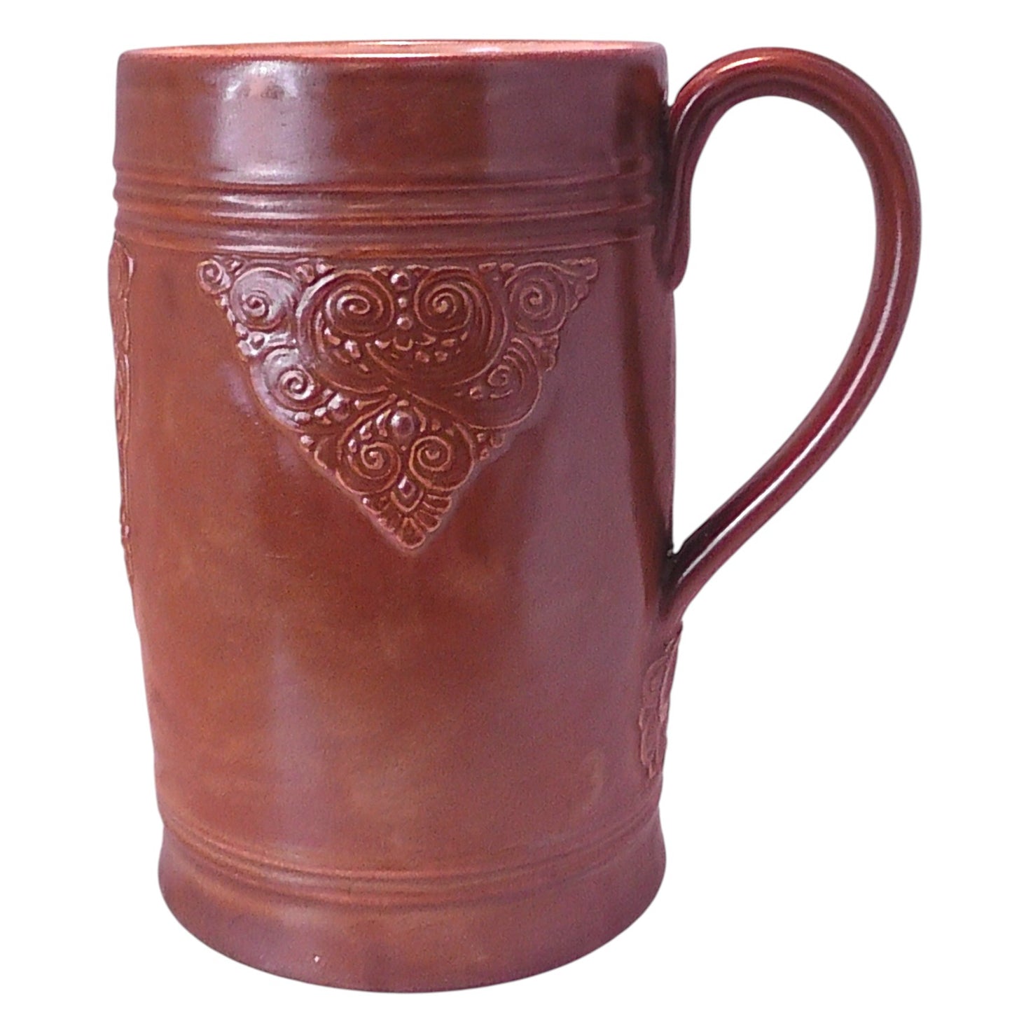 Rare Very Large Doulton Stoneware Bacchus Jug by Florrie Jones