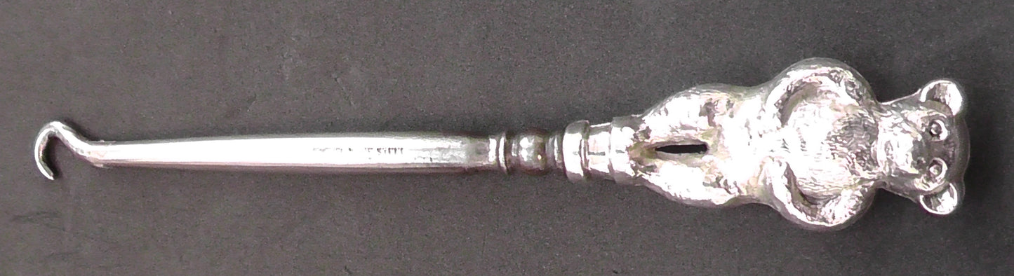 Teddy Bear Button Hook dated 1909