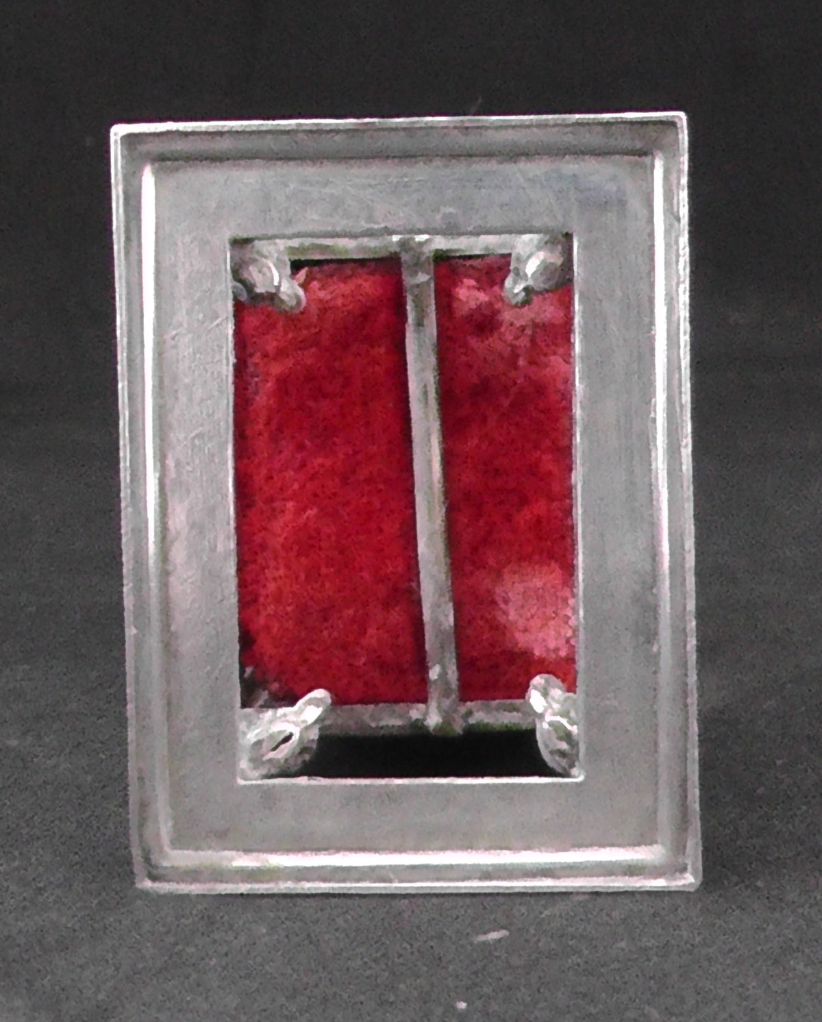 Antique Solid Silver Coronation Throne Pin Cushion Dates 1910