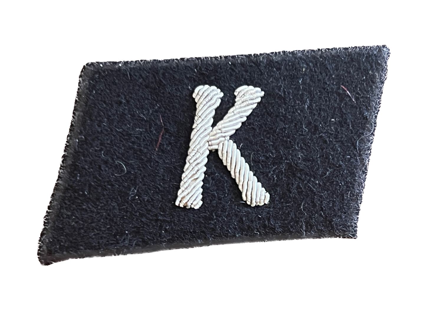 Original WWII German NSKK / Motor-SA Kraftwagenzug "K" Collar Tab