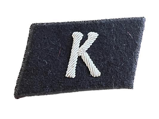 Original WWII German NSKK / Motor-SA Kraftwagenzug "K" Collar Tab