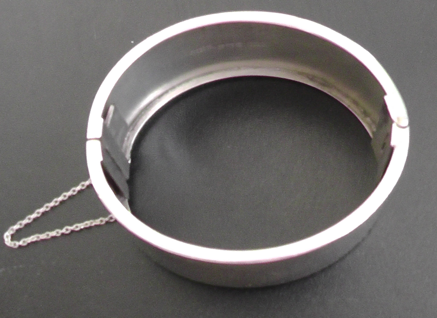 Walker & Hall Solid Silver Hinged Bracelet dates 1958