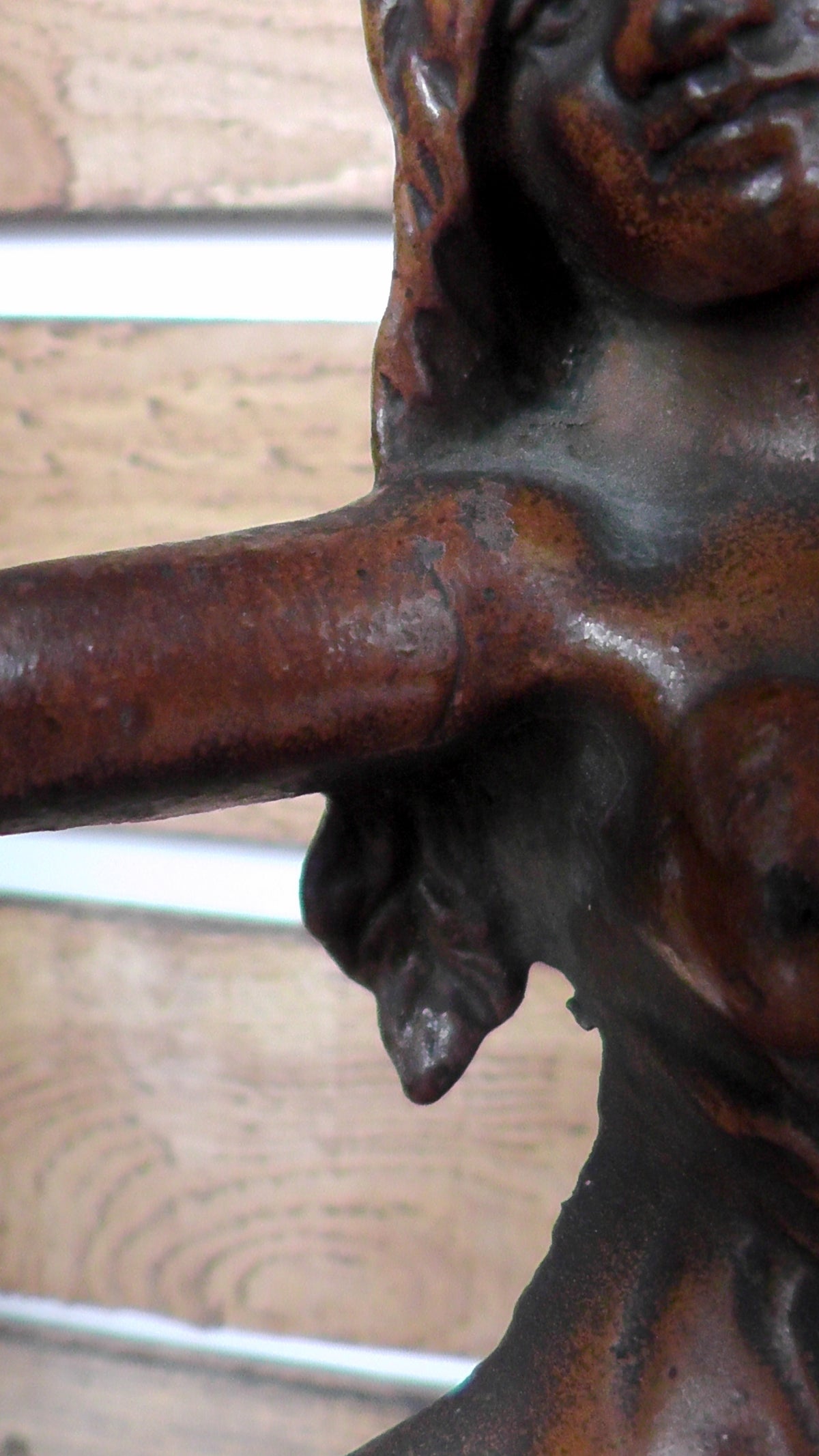 French Patinated Bronze Figure Gaiety