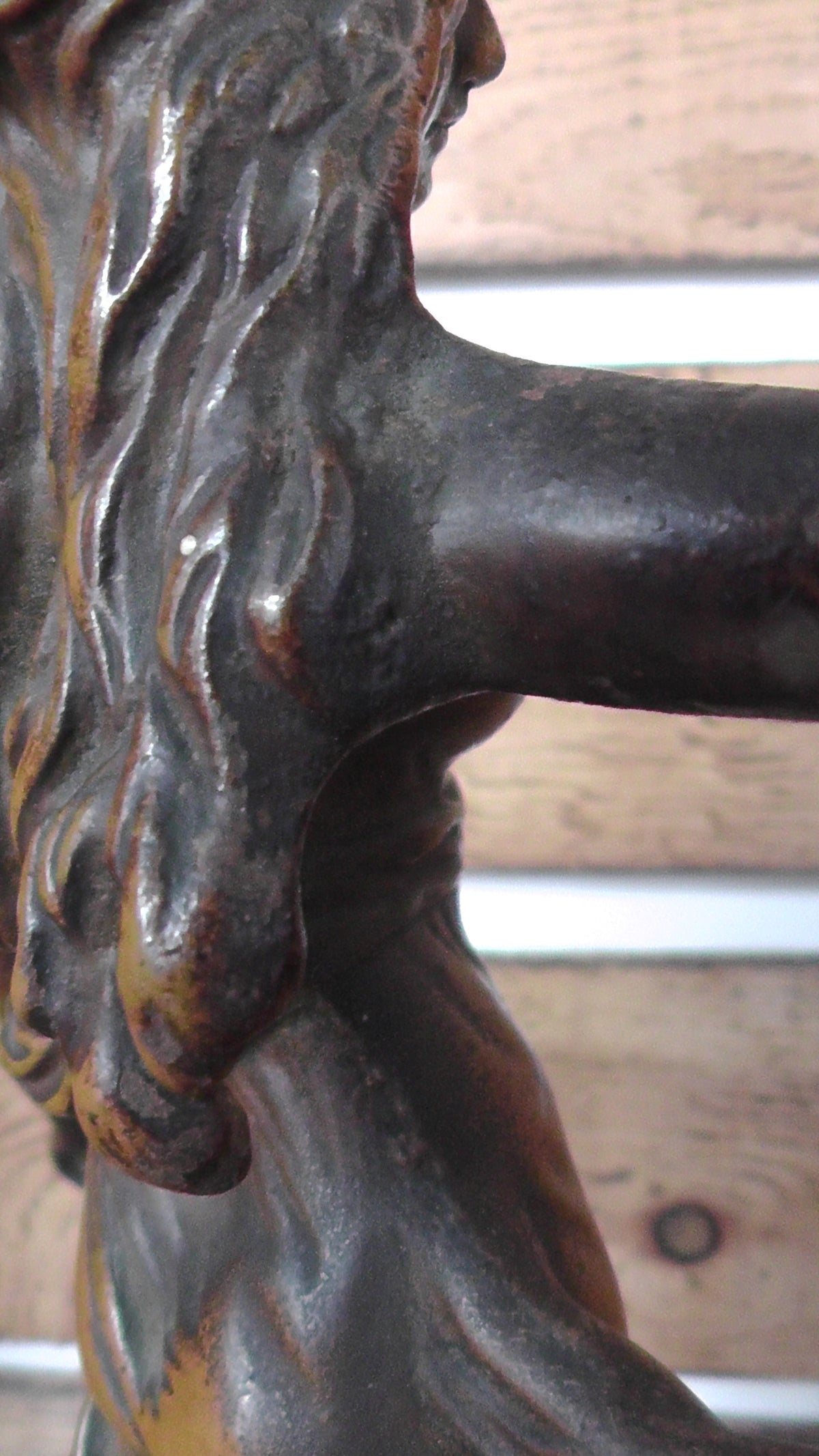 French Patinated Bronze Figure Gaiety