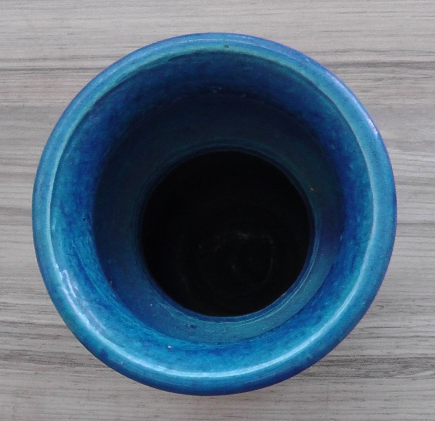 Vintage Mid-Century Blue Bitossi Spagnolo Vase