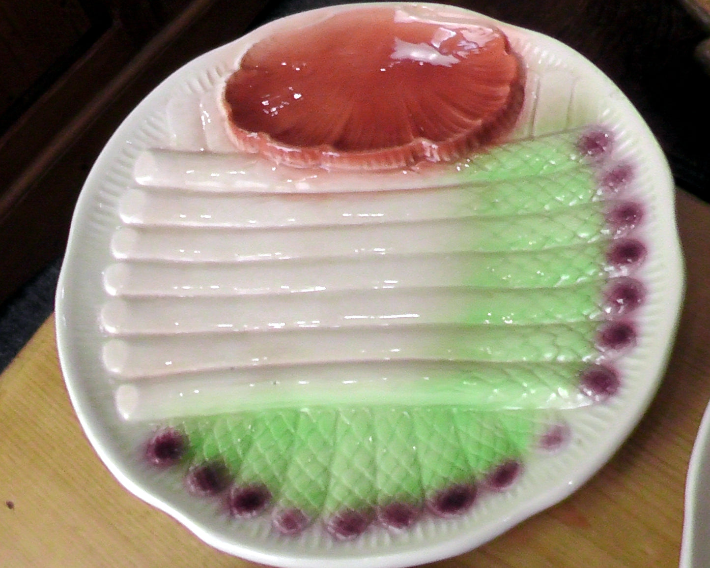 Asparagus Service in Majolica ESDEVE SARREGUEMINES