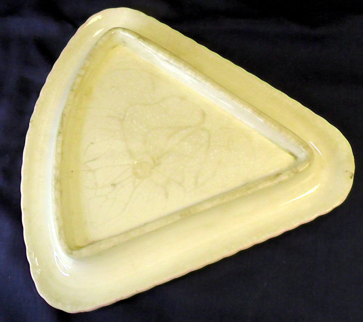 Antique Franz Mehlem Royal Bonn Bird Cheese/Stilton Dish