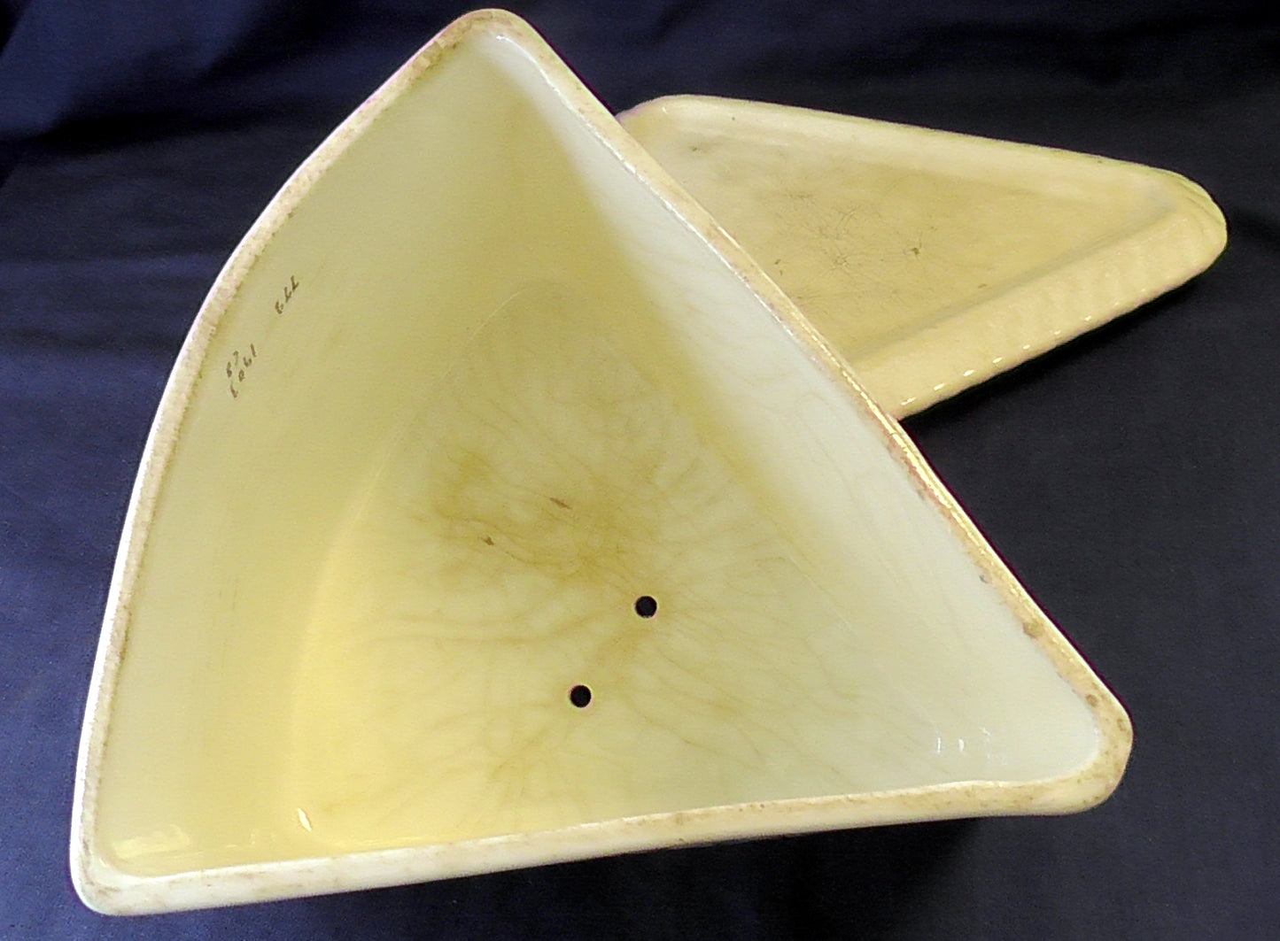 Antique Franz Mehlem Royal Bonn Bird Cheese/Stilton Dish
