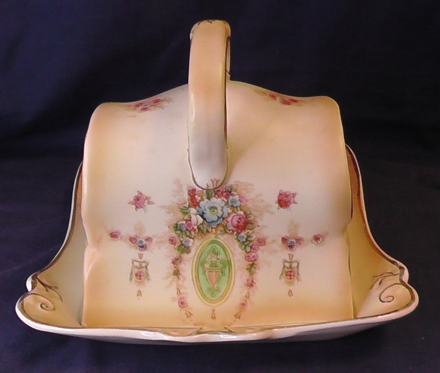 Antique Crown Devon "Lune" Cheese Dish