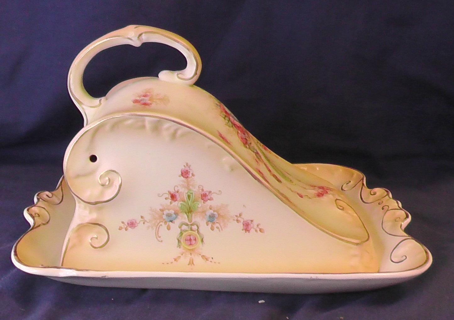 Antique Crown Devon "Lune" Cheese Dish